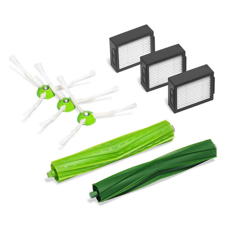 Sweeper Accessories Side Brush Filter Main Brush Set for iRobot Roomba i7 / E5 / E6