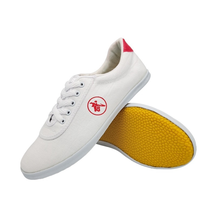 Tai Chi Martial Arts Taekwondo Performance Shoes Tendon Sole Sneakers, Size: 42/260(White)