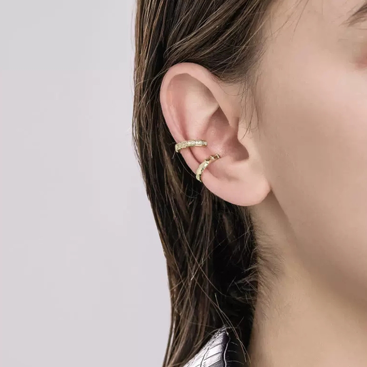 Temperament Ladies Light Luxury Pearl Double Layer Earrings Diamond Earrings, Specification:EH0930