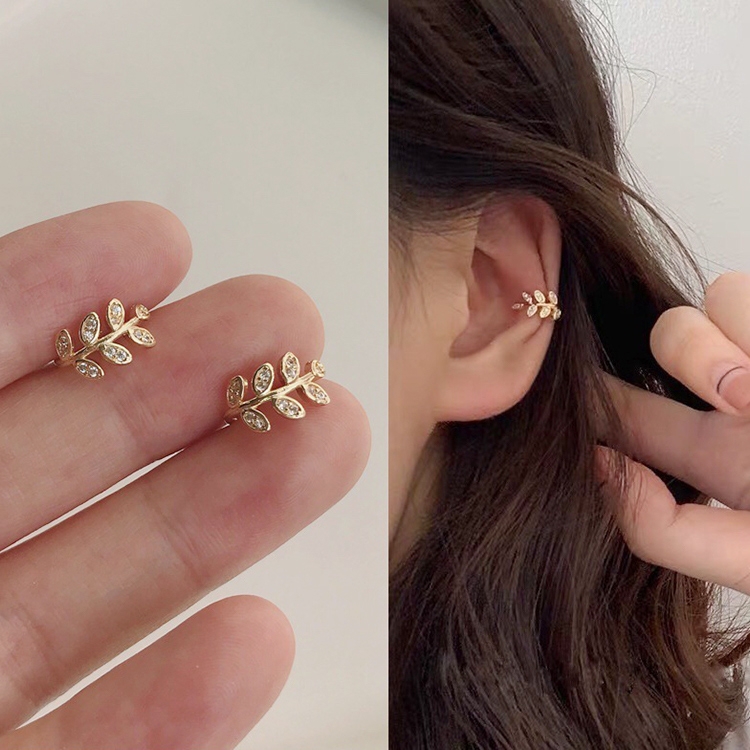 Temperament Ladies Light Luxury Pearl Double Layer Earrings Diamond Earrings, Specification:EH0957