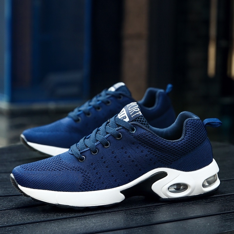 Trend Mesh Comfortable and Breathable Sport Running Shoes for Men (Color:Blue Size:42)