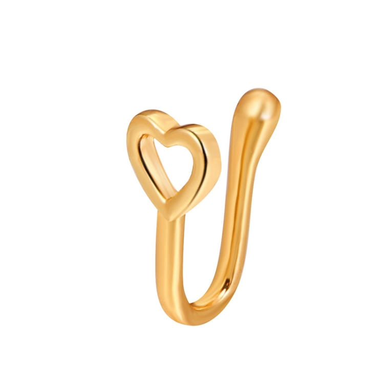 U-shaped Nose Clip Copper Inlaid With Zircon Nose Decoration, Color: G-231 Gold