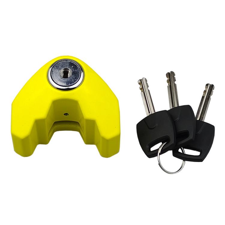 Universal Disc Brake Lock Anti-Theft Security Lock for Bicycles, E-Bikes, and Motorcycles(BK072 Yellow)
