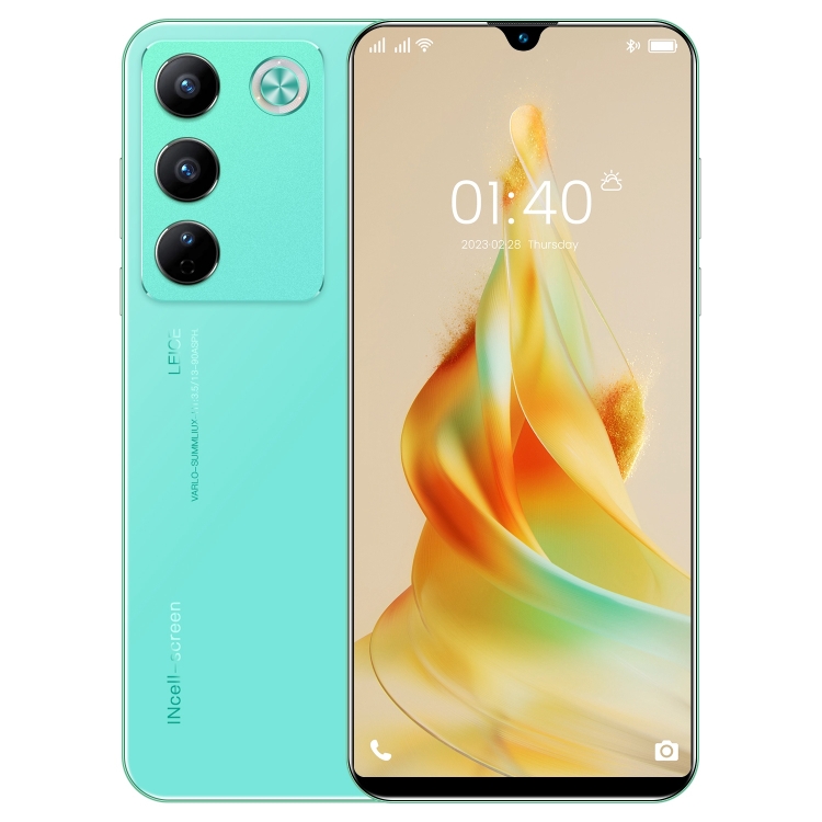 V27e / X23, 2GB+16GB, 6.5 inch Screen, Face Identification, Android 9.1 MTK6580A Quad Core, Network: 3G, Dual SIM (Cyan)