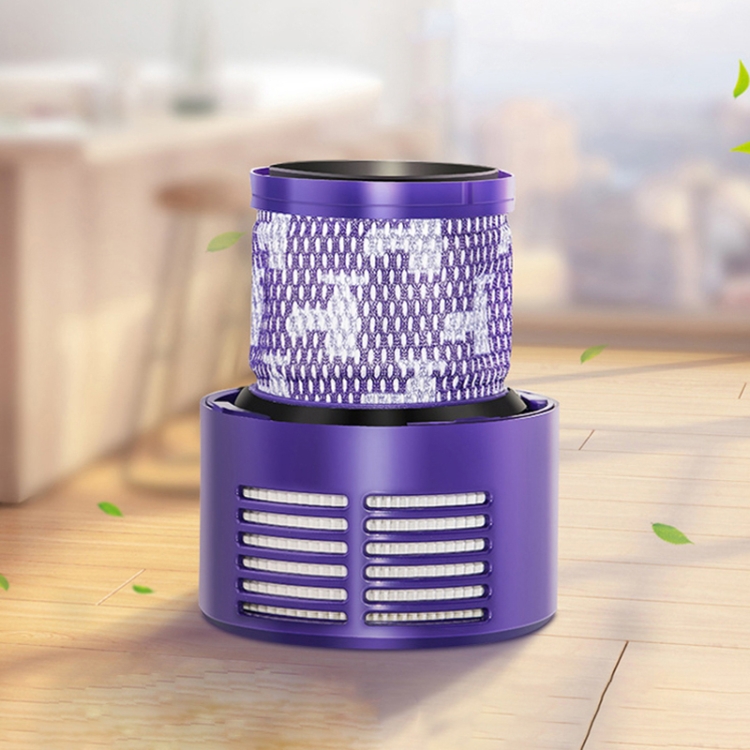 Vacuum Cleaner Filter Core Rear Parts Accessories for Dyson V10, US Version(Purple)