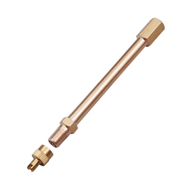 Valve Extender For Balance Scooter & Bicycle Pure Copper Inflation Nozzle For Tubeless Tires, Size: 10.87cm