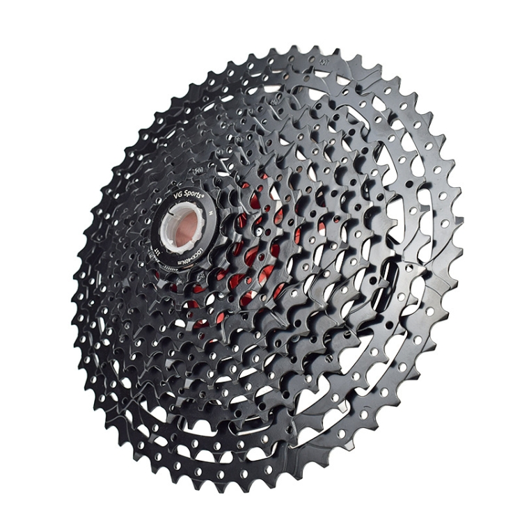 VG Sports Split Mountain Bike Lightweight Cassette Flywheel, Style: 12 Speed 50T (Black)