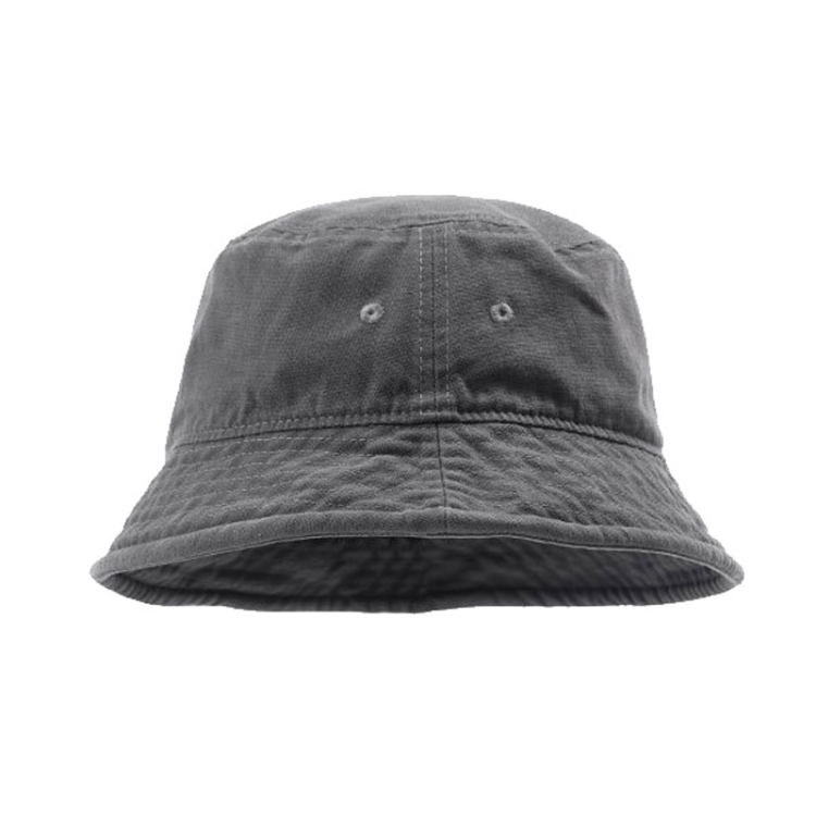 Washed Solid Bucket Hat Versatile Hip Hop Street Hat, Size: Free Code(Grey)