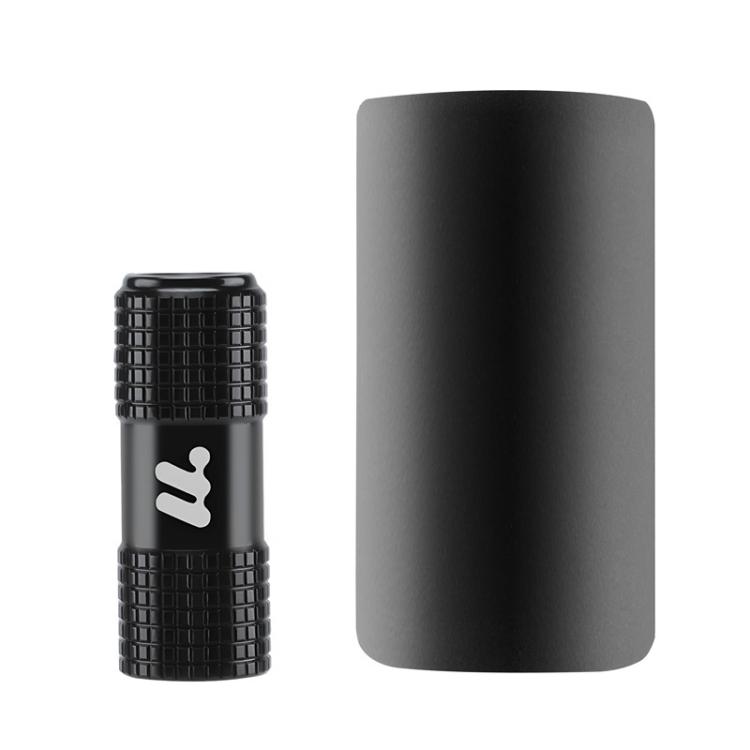WEST BIKING Bicycle CO2 Inflator Valve Head Universal Adapter for Presta & Schrader Valves with Anti-Freeze Foam Sleeve(Black)