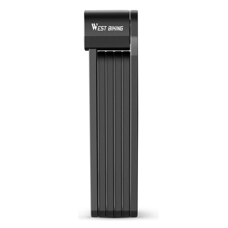 WEST BIKING Bicycle Folding Lock Anti-theft Equipment For Cycling(Black)