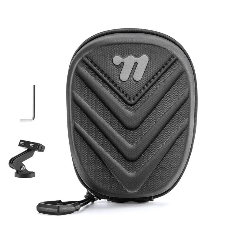 WEST BIKING Bicycle Hard-Shell Tail Bag Waterproof Quick-Release Cycling Bag(Black)