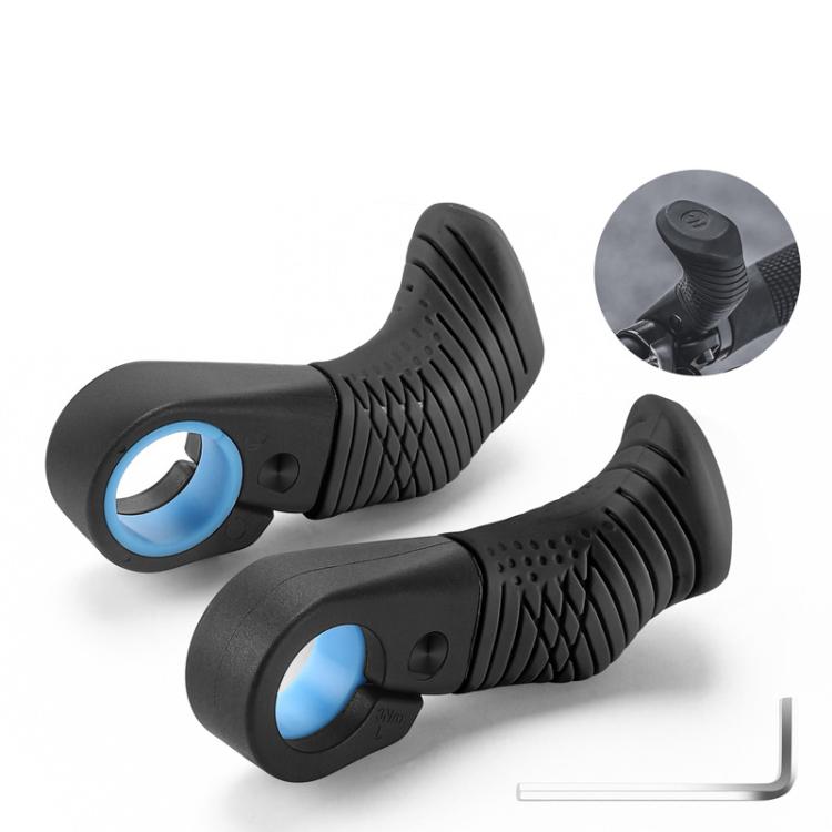 WEST BIKING Bicycle Riding Ergonomics Thumb Auxiliary Grip Handle(Black)