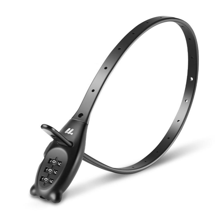 WEST BIKING Bicycle/Motorcycle Helmet Anti-Theft Portable Combination Cable Tie Lock(Bear Long)