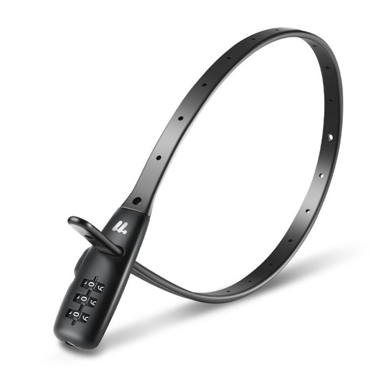 WEST BIKING Bicycle/Motorcycle Helmet Anti-Theft Portable Combination Cable Tie Lock(Regular Long)