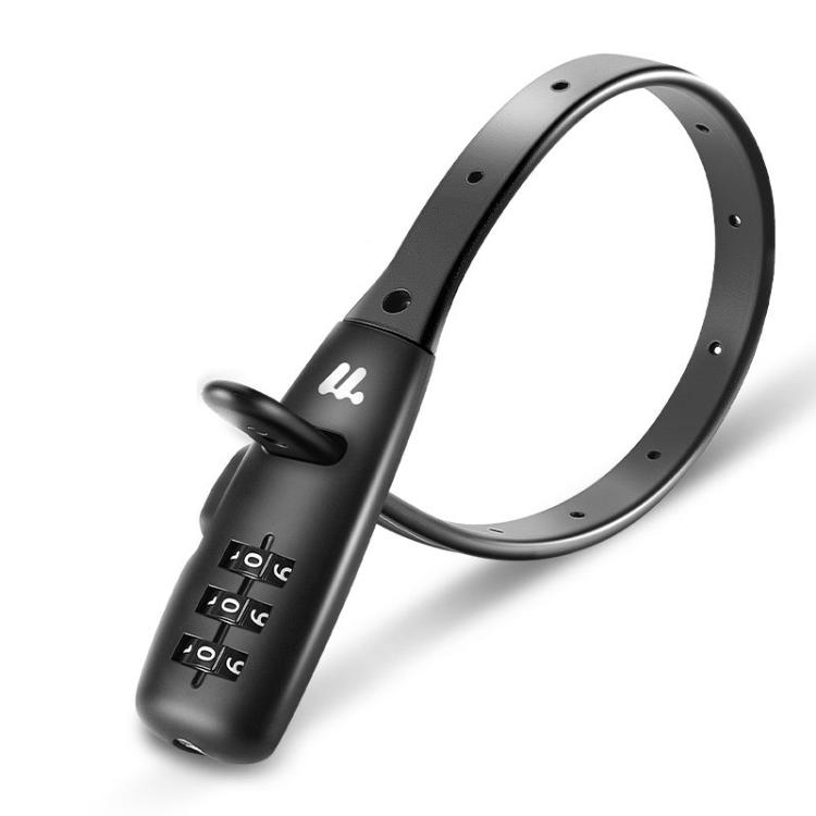 WEST BIKING Bicycle/Motorcycle Helmet Anti-Theft Portable Combination Cable Tie Lock(Regular Short)
