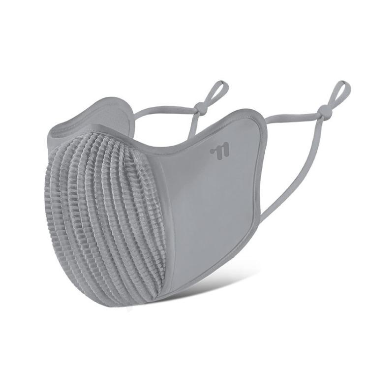 WEST BIKING Ice-Silk Cycling Mask Windproof Dustproof Breathable Sports Running Sun Protection Face Cover One Size(Gray)