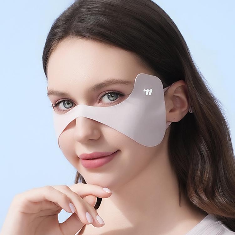 WEST BIKING Outdoor Sun Protection Face Mask Eye Protecting Ice Silk Seamless Butterfly Mask, Size: One Size(Pink)