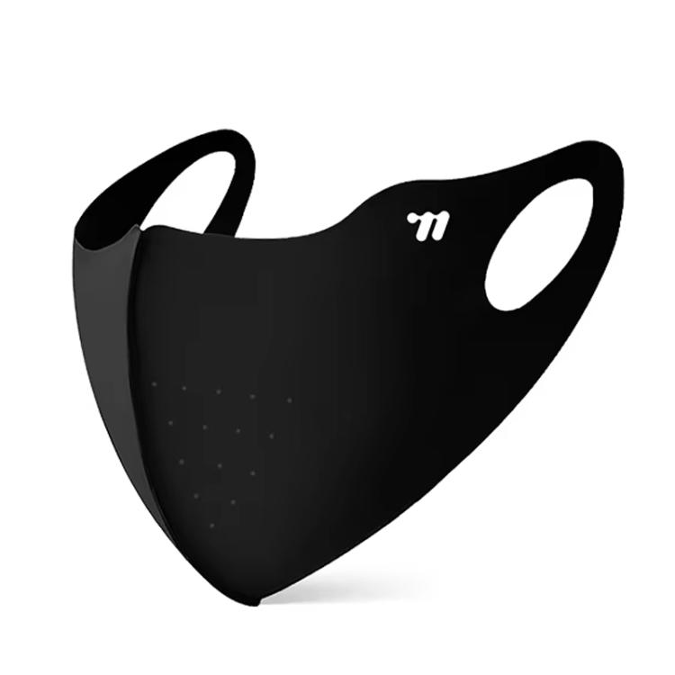 WEST BIKING UPF50+ 3D Seamless Ice-Silk Breathable Eye-Corner Ventilated Face Mask UV Protection Mask, Size: One Size(Black)
