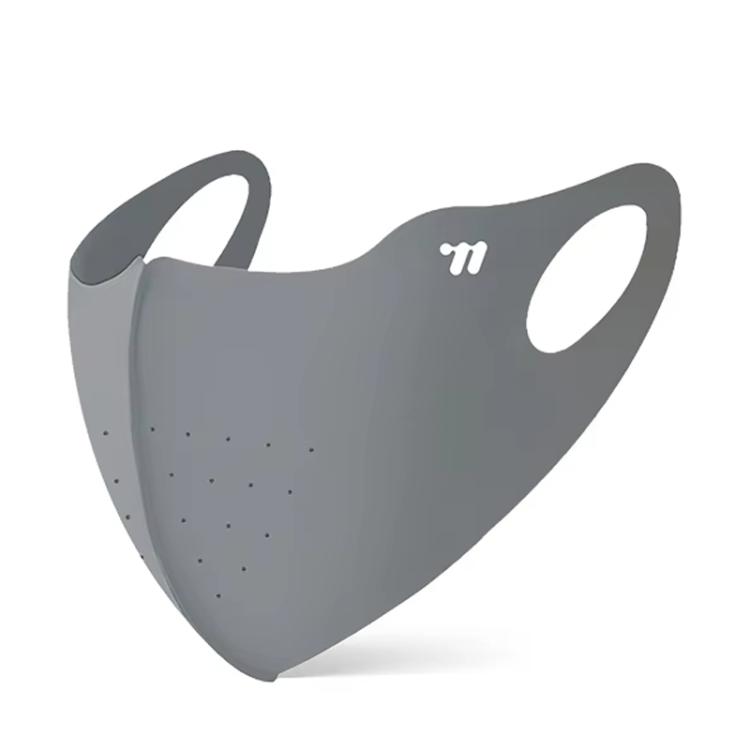 WEST BIKING UPF50+ 3D Seamless Ice-Silk Breathable Eye-Corner Ventilated Face Mask UV Protection Mask, Size: One Size(Dark Gray)