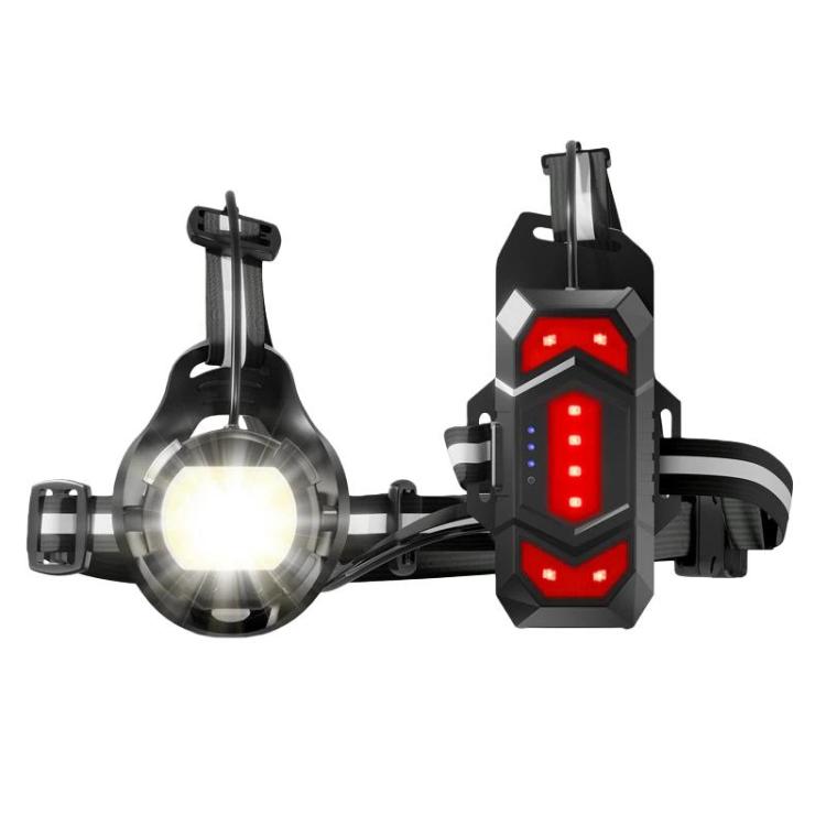 WEST BIKING YP0701499 Cycling Running Light High Brightness Chest Warning Light(Black)