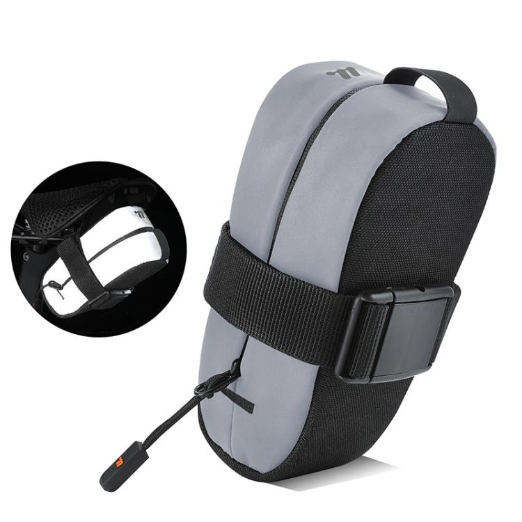 WEST BIKING YP0707412 Bicycle Reflective Tail Bag Mountain Bike Road Bike Cycling Rear Seat Bag(Silver Grey)