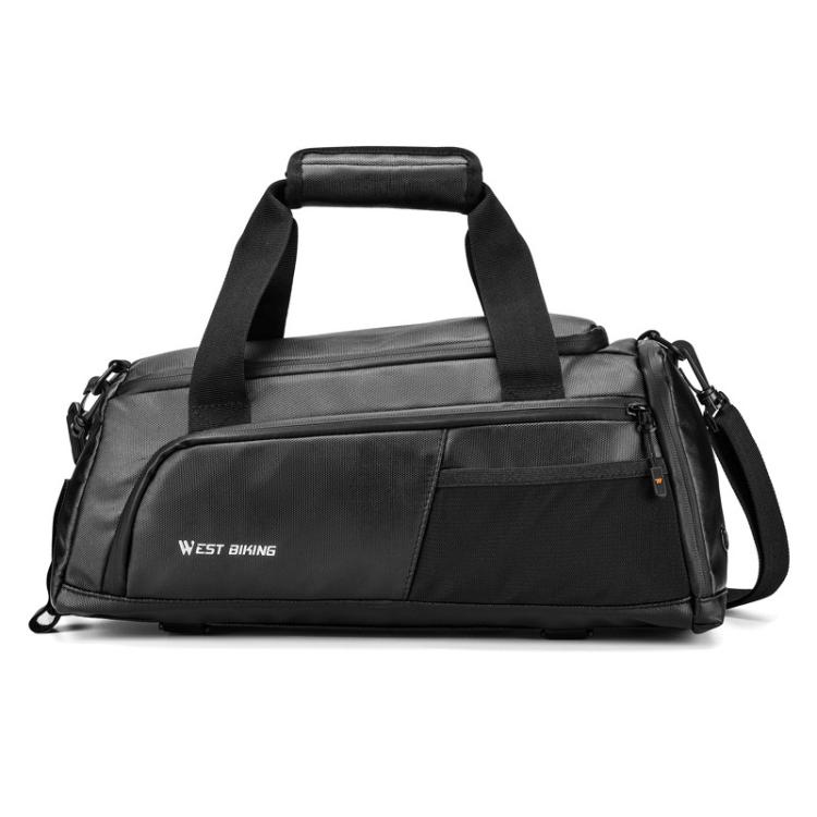 WEST BIKING YP0707413 Bicycle Multifunctional Storage Pannier Outdoor Travel Mountain Bik Rear Seat Tail Bag(Black)