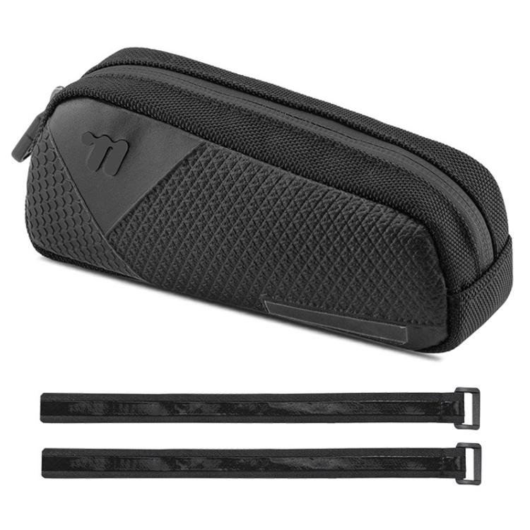 WEST BIKING YP0707414 Compact Portable Bicycle Top Tube Bag Road Bike Frame Storage Pouch(Black)