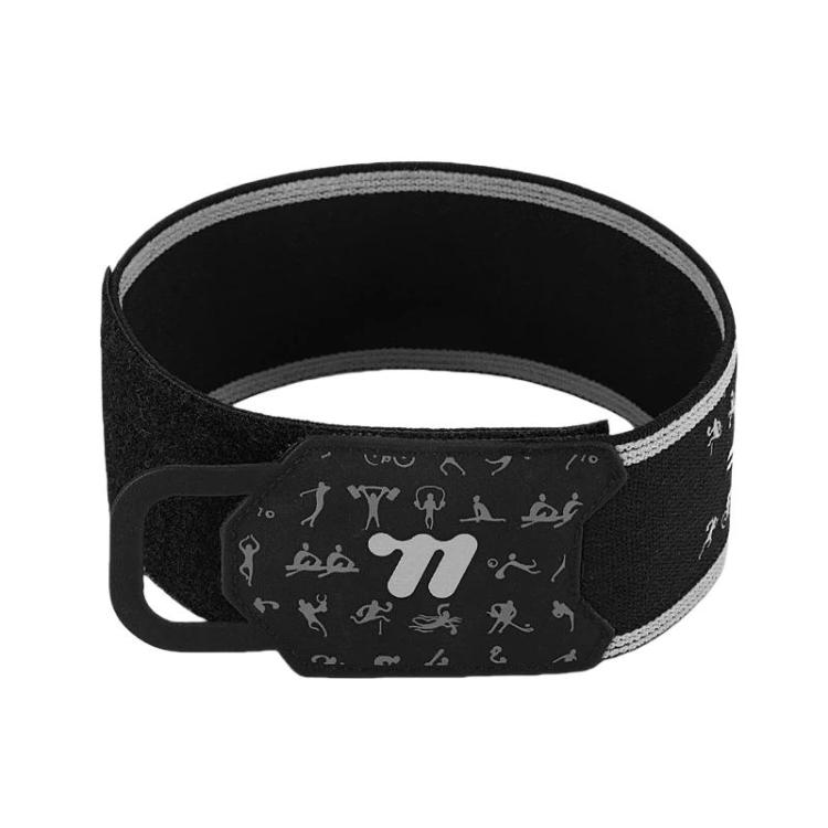 WEST BIKING YP0719495 Cycling Reflective Pant Bands Anti-Slip Adjustable Straps(Grey)