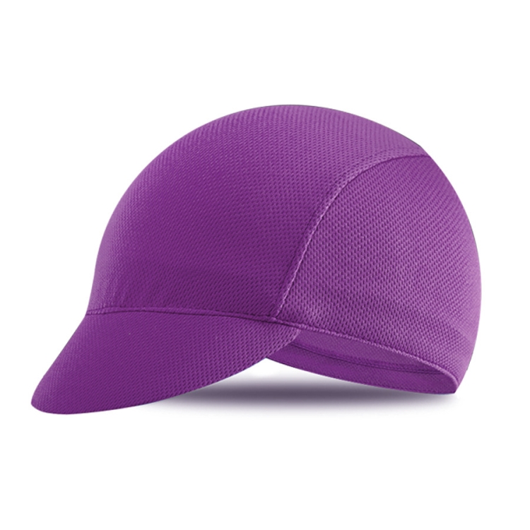 WG0002 Outdoor Cycling Small Cap Sunscreen Dust-Proof Shading Bicycle Cloth Cap(Purple)