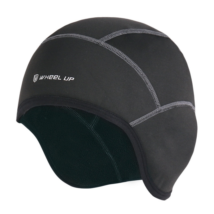 WHEEL UP 7255 Ooutdoor Warm Skiing Cycling Headgear Hiking Hat, Color: Black (no Hole)