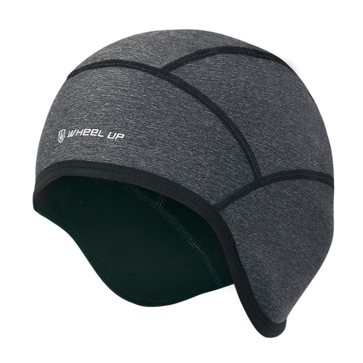 WHEEL UP 7255 Ooutdoor Warm Skiing Cycling Headgear Hiking Hat, Color: Deep Gray (no Hole)