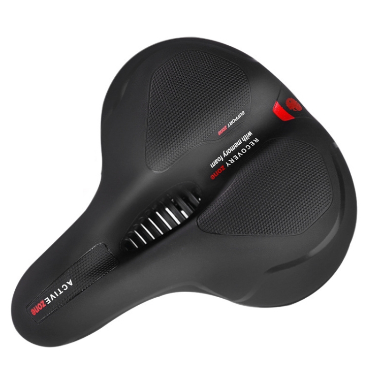 Wheel Up Mountain Bike Saddles Road Bikes Bicycles Comfortable Saddle Cushions Accessories And Bicycle Cushions, Colour: Spring Red Black