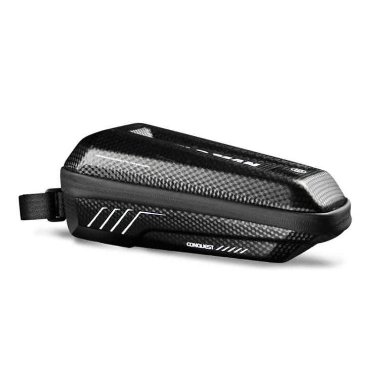 WILD MAN E5S Mountain Bicycle Front Bag EVA Hard Shell Bag(Black)
