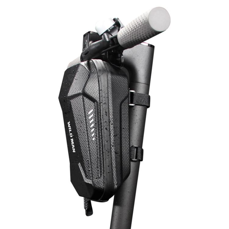 WILD MAN ES8 PLUS Electric Scooter EVA Hard Shell Handlebar Bag(Black)
