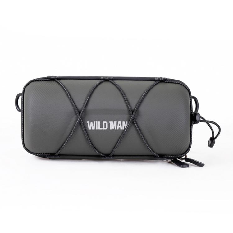 WILD MAN GD7X Mountain Bicycle EVA Hard Shell Handlebar Bag Quick Release Bracket(Army Green)