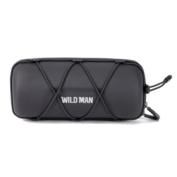 WILD MAN GD7X Mountain Bicycle EVA Hard Shell Handlebar Bag Quick Release Bracket(Black)