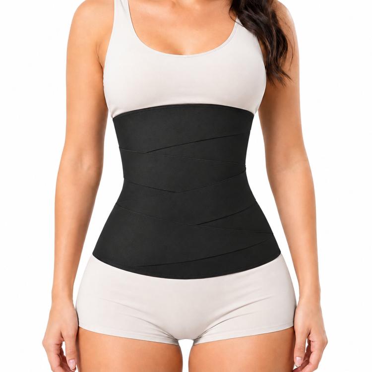 Women Shapewear Wrapping Belt Tummy Control Elastic Band, Length: 5M