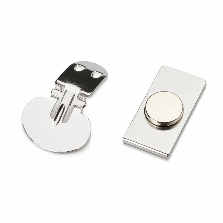 Wrinkle-resistant Automatically Fixed Shirt Magnetic Invisible Tie Clip(Silver)
