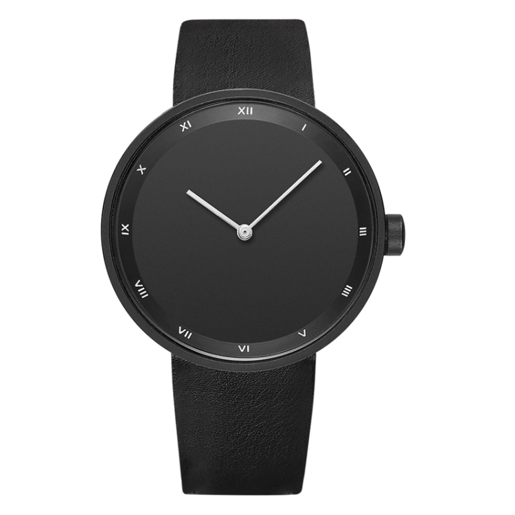 YAZOLE Simple Fashion Quartz Couple Watch(521 Black Shell Black Tray Black Belt)