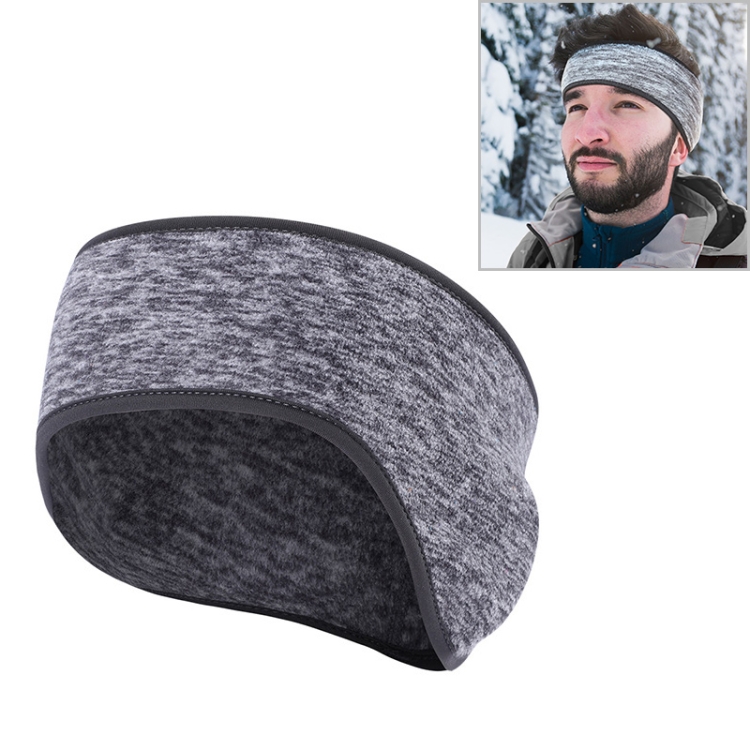 YIPINU JE-B Winter Riding Turban Sports Warm Ear Protection Headband(Grey)