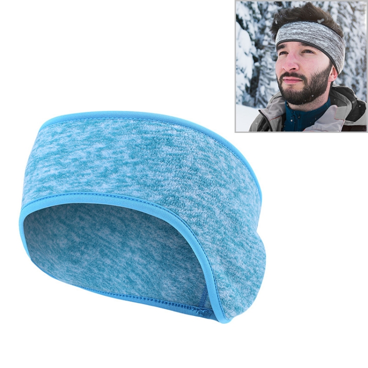 YIPINU JE-B Winter Riding Turban Sports Warm Ear Protection Headband(Lake Green)