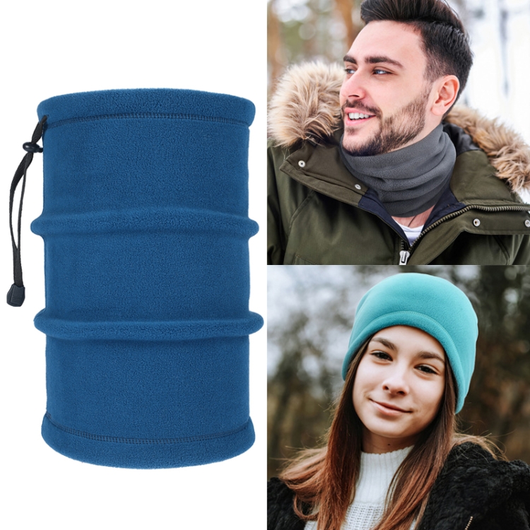 YIPINU Outdoor Cycling Bib Sport Wind And Cold Protection Thick Warm Neck Cover, Size: Free Code(Peacock Blue)