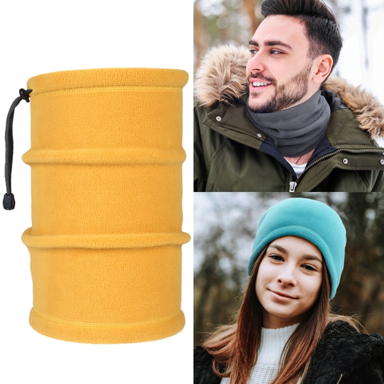 YIPINU Outdoor Cycling Bib Sport Wind And Cold Protection Thick Warm Neck Cover, Size: Free Code(Yellow)