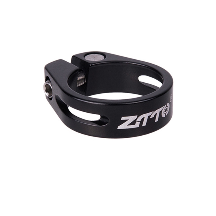 ZTTO MTB Road Bike Seatpost Clamp Aluminium Alloy Bicycle Parts, Diameter: 31.8mm(Black)