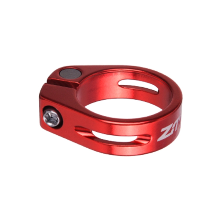 ZTTO MTB Road Bike Seatpost Clamp Aluminium Alloy Bicycle Parts, Diameter: 34.9mm(Red)