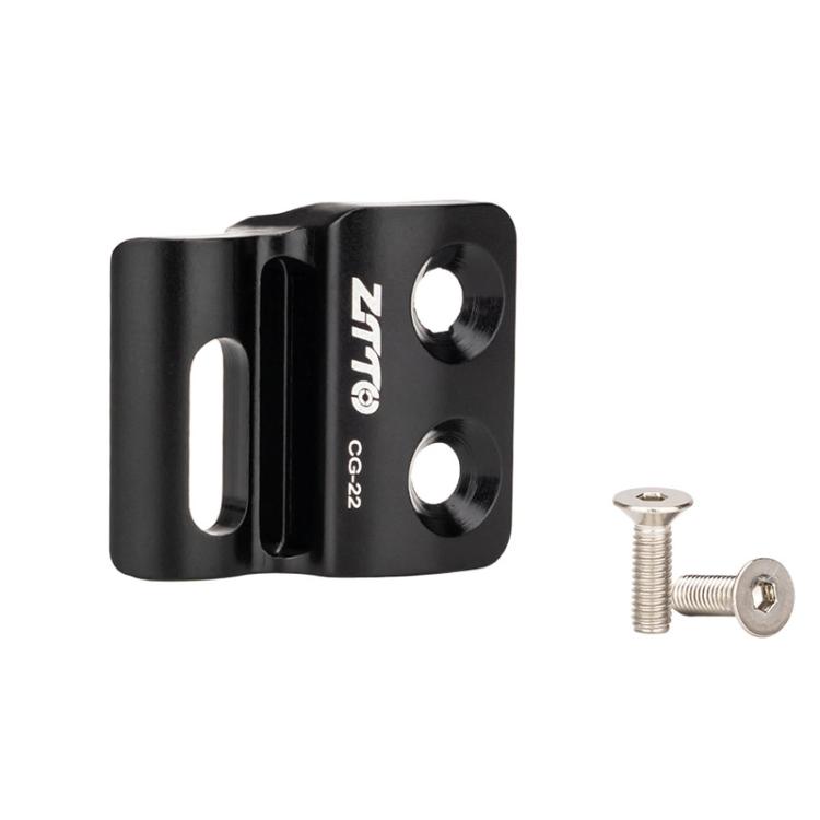 ZTTO Road Bike Front Derailleur Bracket Front Derailleur Hanger Mounting Clip, Spec: CG22 Black