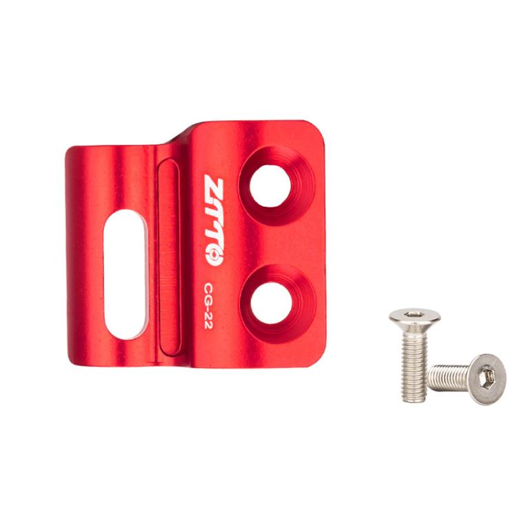 ZTTO Road Bike Front Derailleur Bracket Front Derailleur Hanger Mounting Clip, Spec: CG22 Red